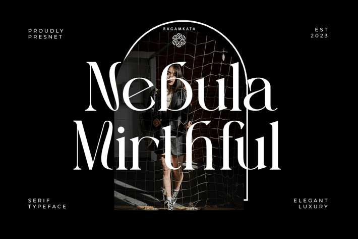 Nebula Mirthful - Femininity and Beauty Typeface