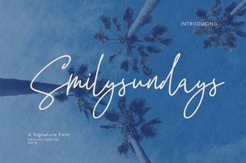 Smilysundays Signature Font