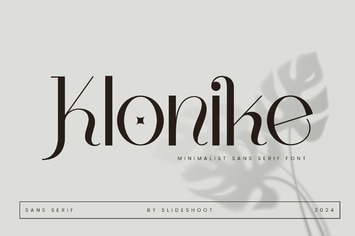 Klonike Sans Serif Font