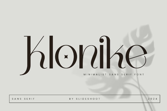 Klonike Sans Serif Font