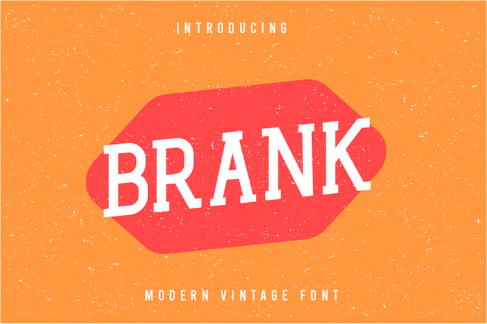 Brank Retro Font
