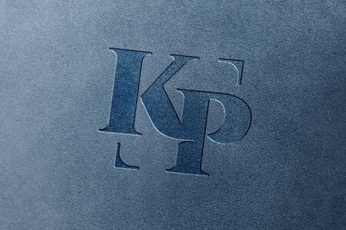Debossed Suede Logo Mockup