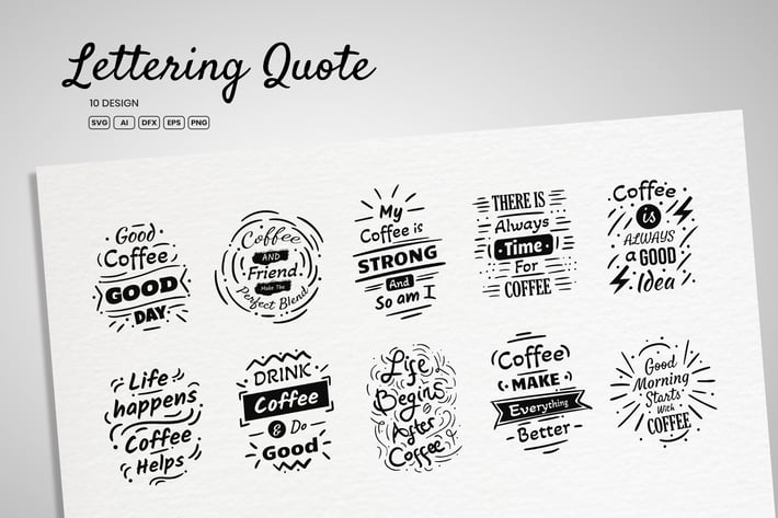 Lettering Quote