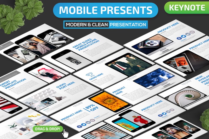 Mobile Keynote Presentation Template