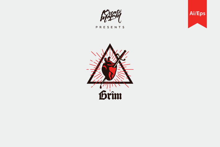Grim Logo Template