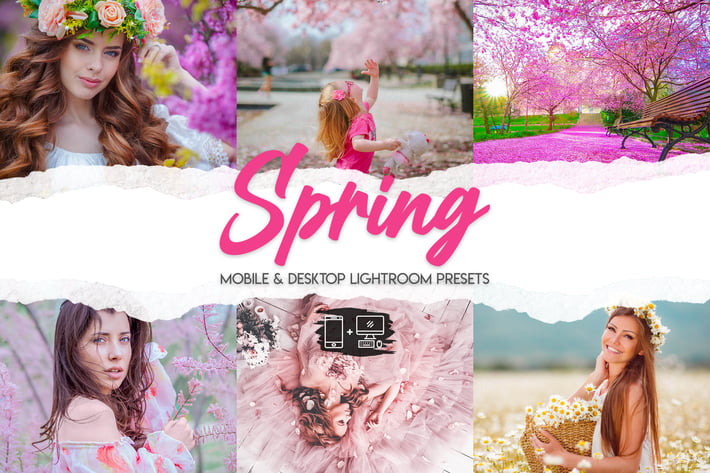 Spring - 15 Premium Lightroom Presets