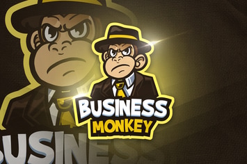 Business Monkey - Mascot & Esport Logo