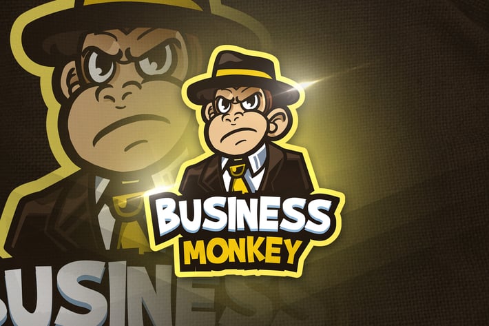 Business Monkey - Mascot & Esport Logo