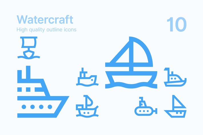 Watercraft Icons