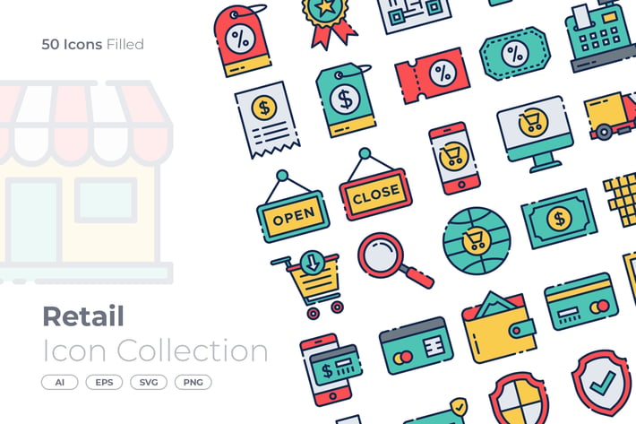 Retail Filled Icon