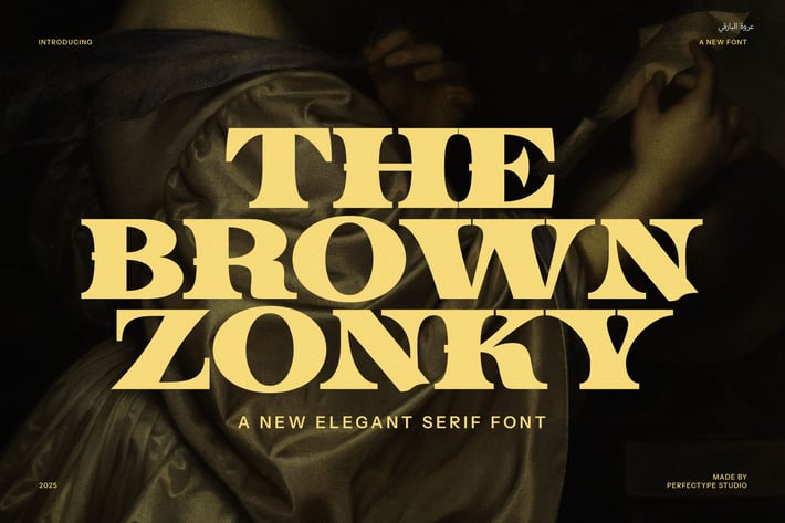 The Brown Zonky Elegant Serif Font