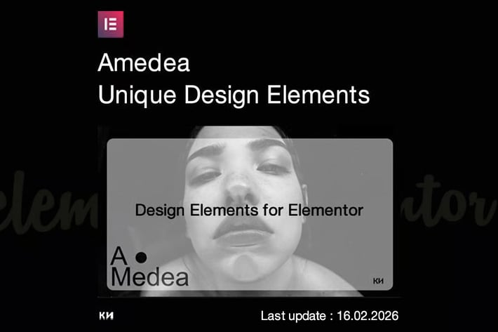 Amedea - Unique Design Elements for Elementor