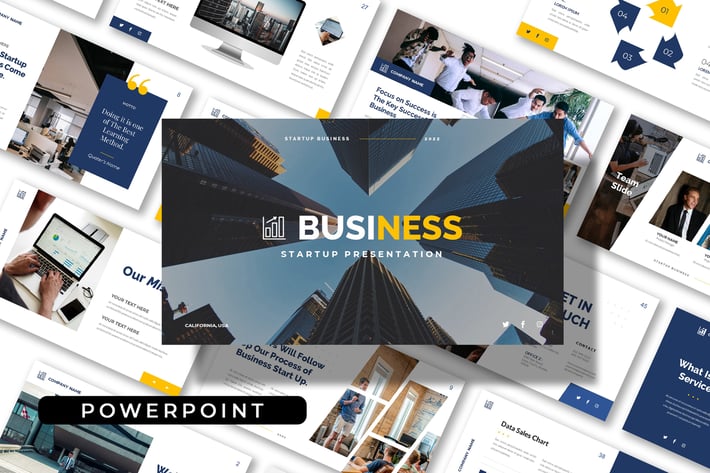 BUSINESS - Start Up Clean Presentation Powerpoint