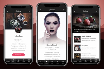 AMP Insta Mobile | Google AMP Mobile Template