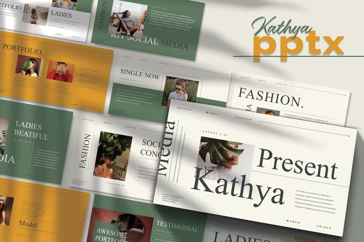 KATHYA - Fashion Powerpoint Template