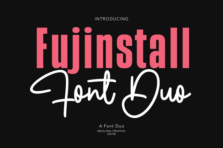 Fujinstall Font Duo
