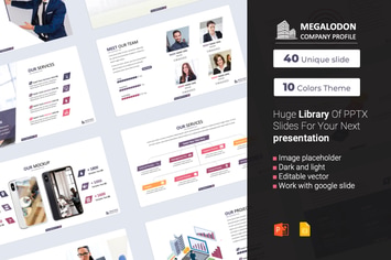 Megalodon Company Profile PowerPoint presentation 
