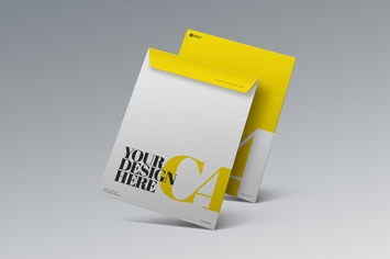Envelope Mockup C4 Perspective