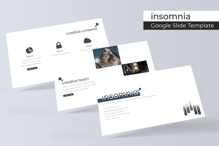 Insomnia - Google Slides Template