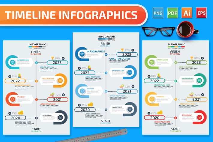 Timeline Infographics design
