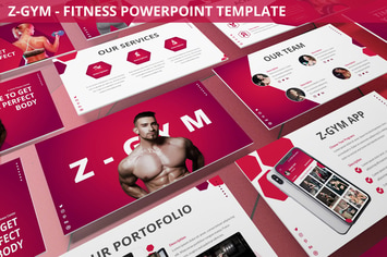 Z-Gym - Fitness Powerpoint Template