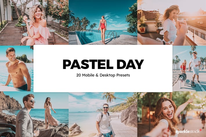 20 Pastel Day Lightroom Presets & LUTs