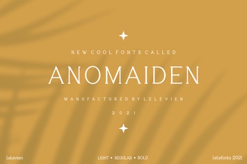 ANOMAIDEN SERIF FONT FAMILY