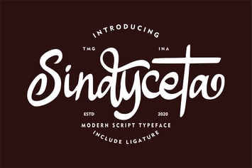 Sindyceta Modern Script