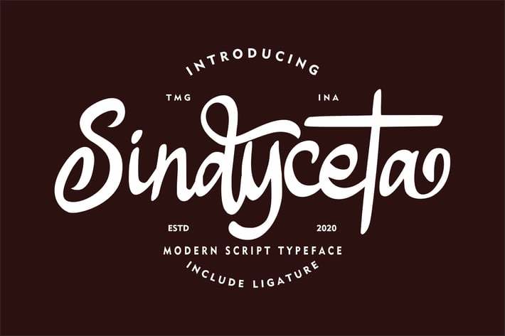 Sindyceta Modern Script