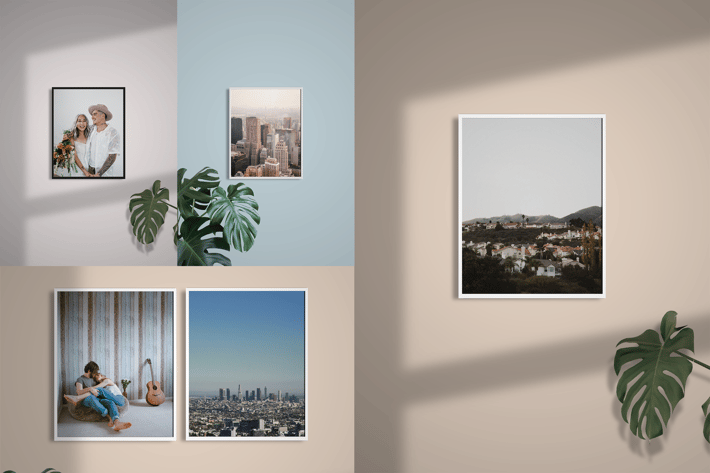 Minimalist Frame Mockup Pack 1