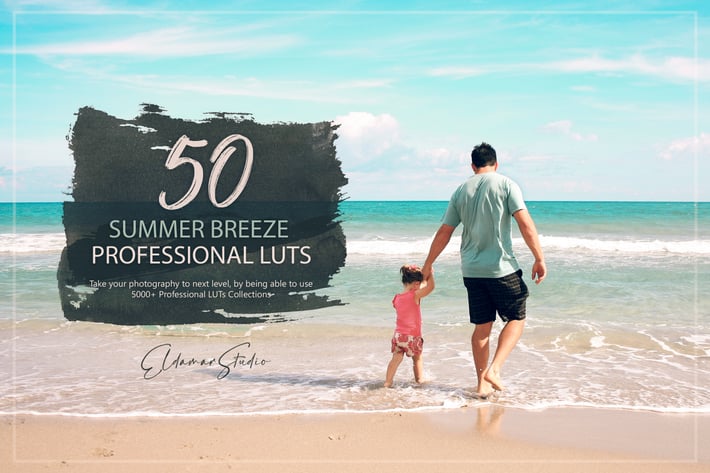 50 Summer Breeze LUTs Pack