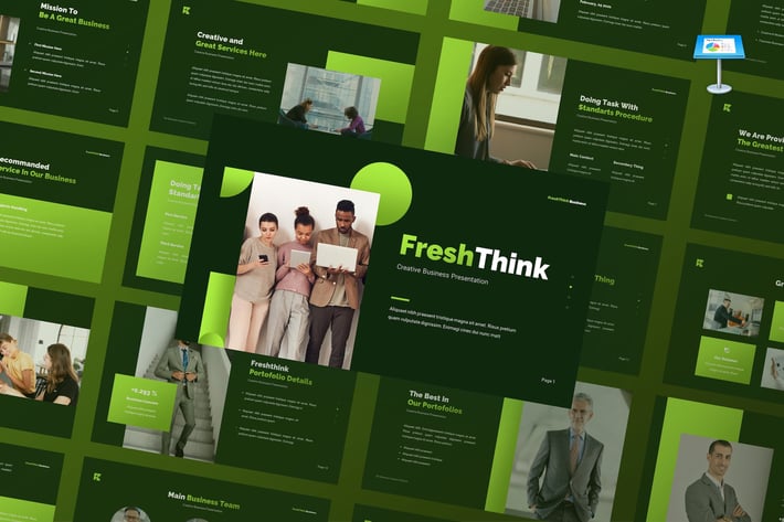 FreshThink - Creative Business Keynote Template