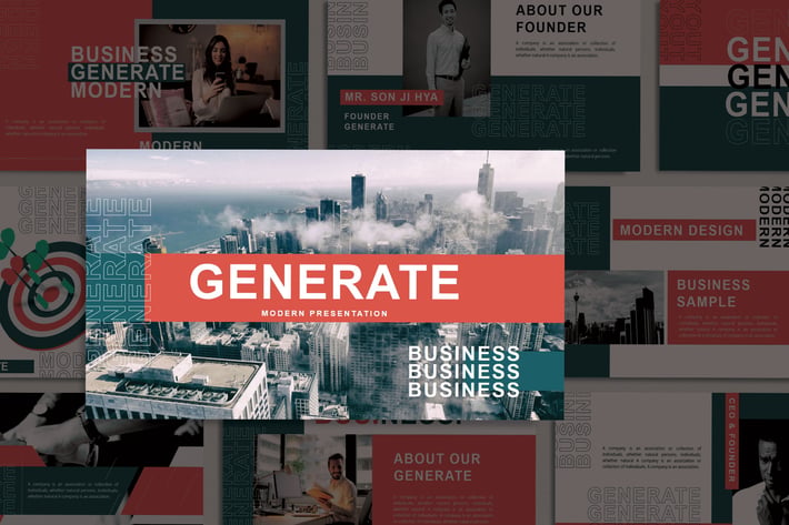 GENERATE - Modern Business Powerpoint Template