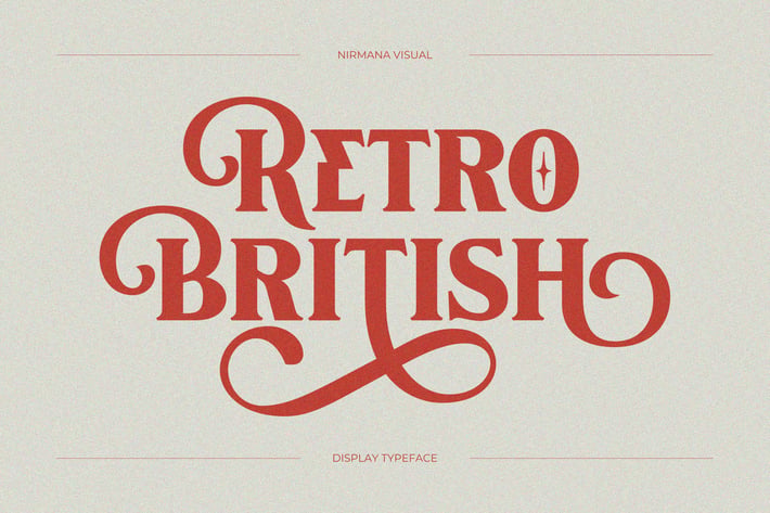 Retro British - Logo Font
