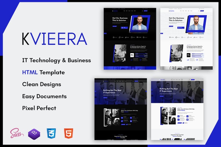 Kvieera - IT Technology & Business HTML Template 