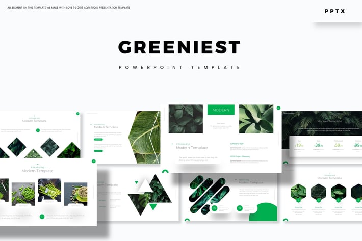 Greeniest - Powerpoint Template