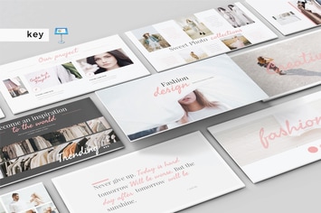 FASHION DESIGN - Keynote Template V137