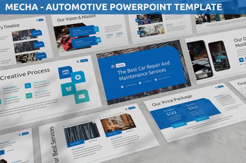 Mecha - Automotive Powerpoint Template
