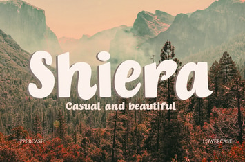 Shiera - Display Font