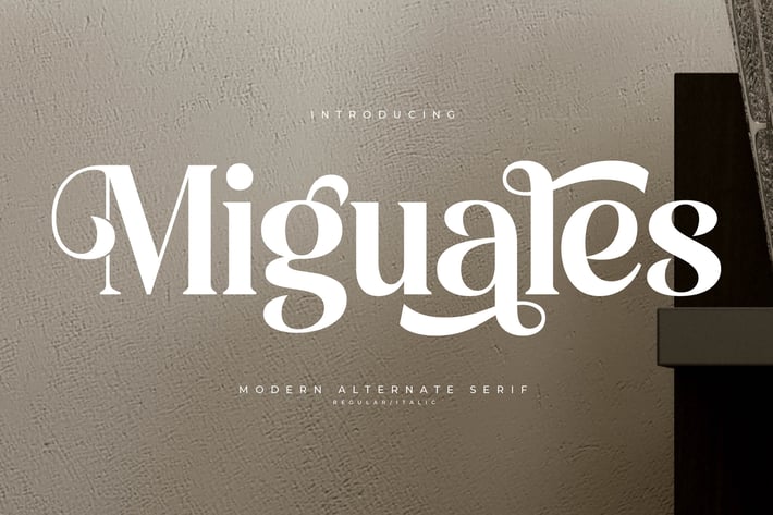 Miguales Modern Alternate Serif