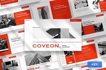 Coveon - Startup Keynote Presentation Template