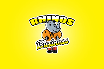 Rhinos Business - Mascot Logo