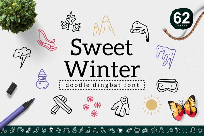 Sweet Winter Dingbat