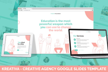 Kreativa - Creative Agency Google Slides Template