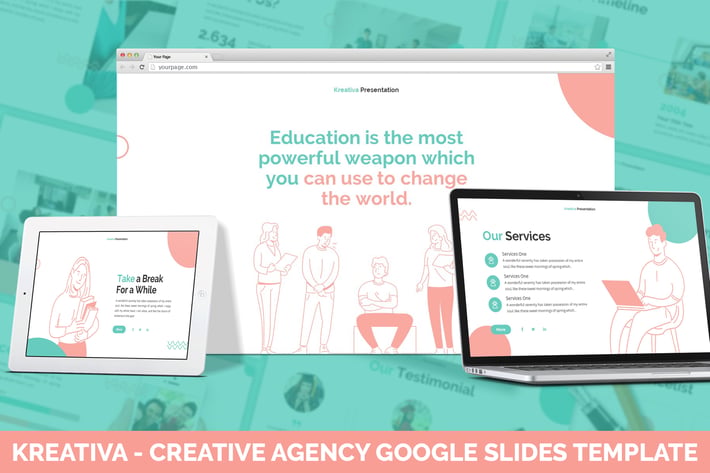Kreativa - Creative Agency Google Slides Template