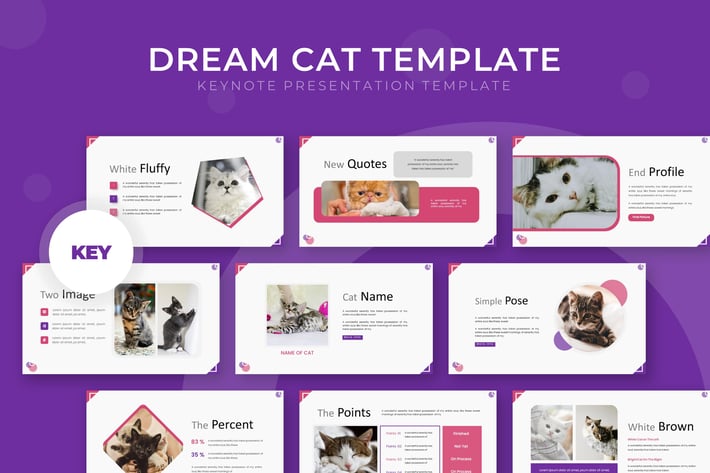 Dream Cat - Keynote Template