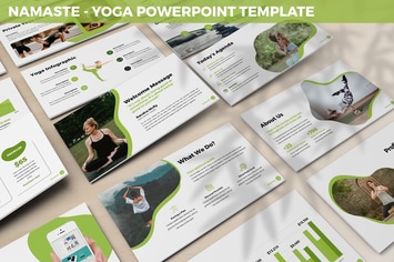 Namaste - Yoga Powerpoint Template