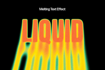 Flowing Lava Text Effect