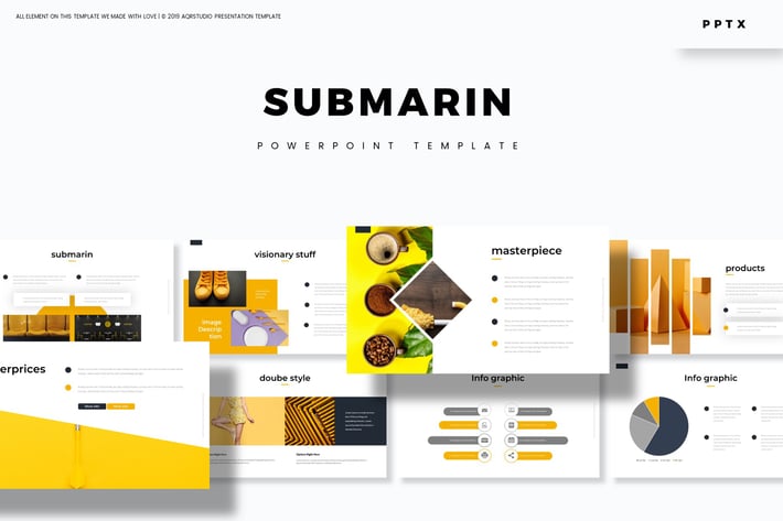 Submarin - Powerpoint Template