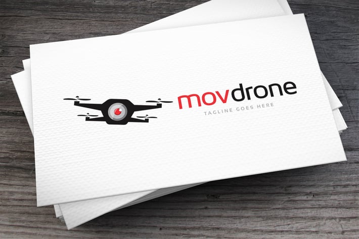 Movdrone Logo Template